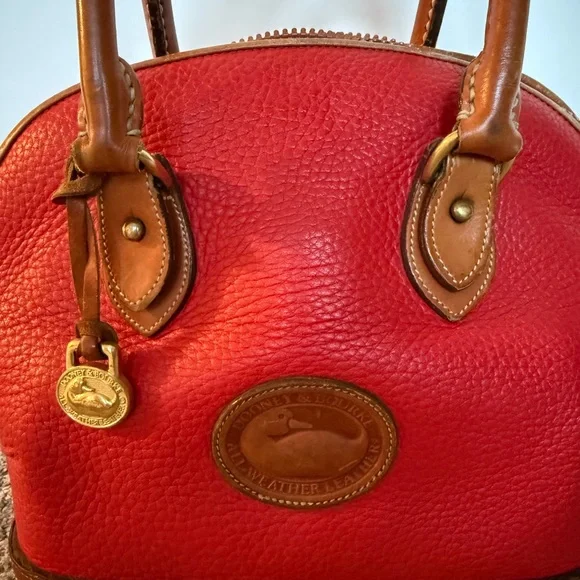Vintage Dome red dooney and bourke Handbag - Picture 2 of 8